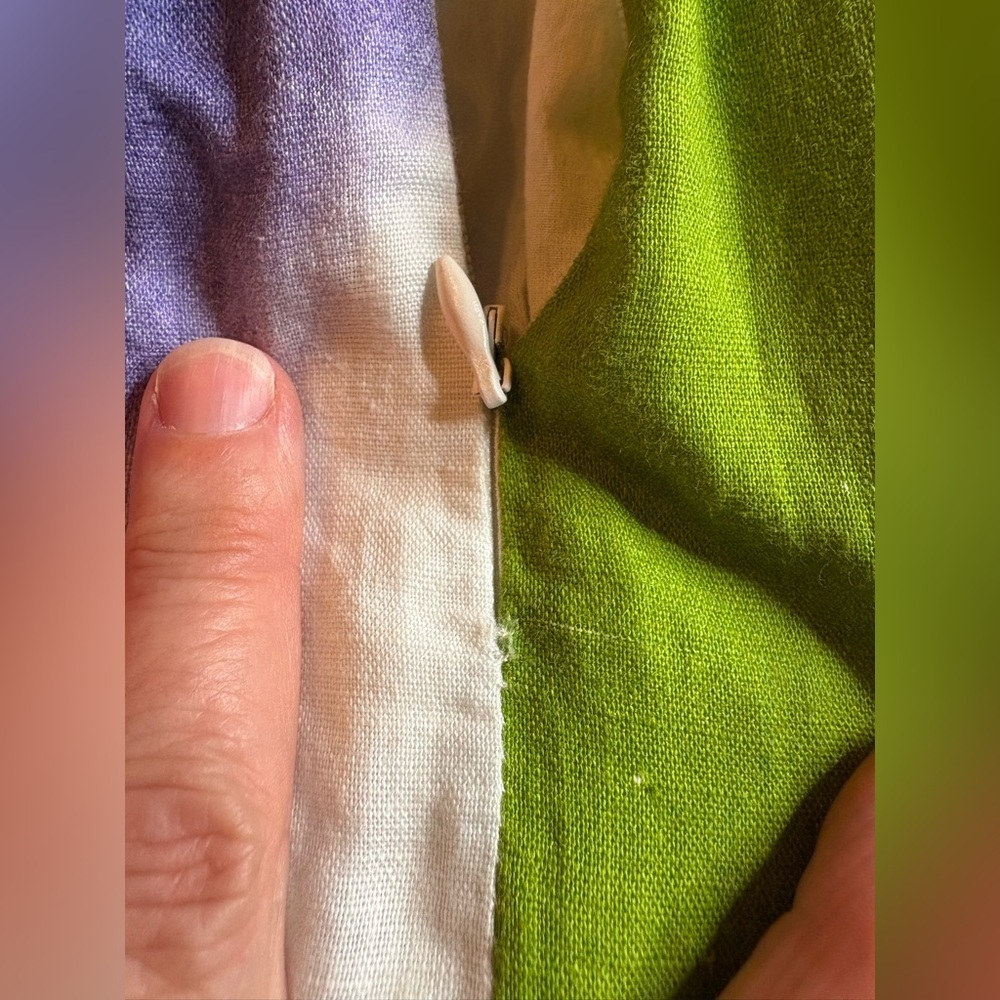 Busayo Collective One-Shoulder Tie-Dye Maxi Dress. Size 12 - Picture 9 of 10